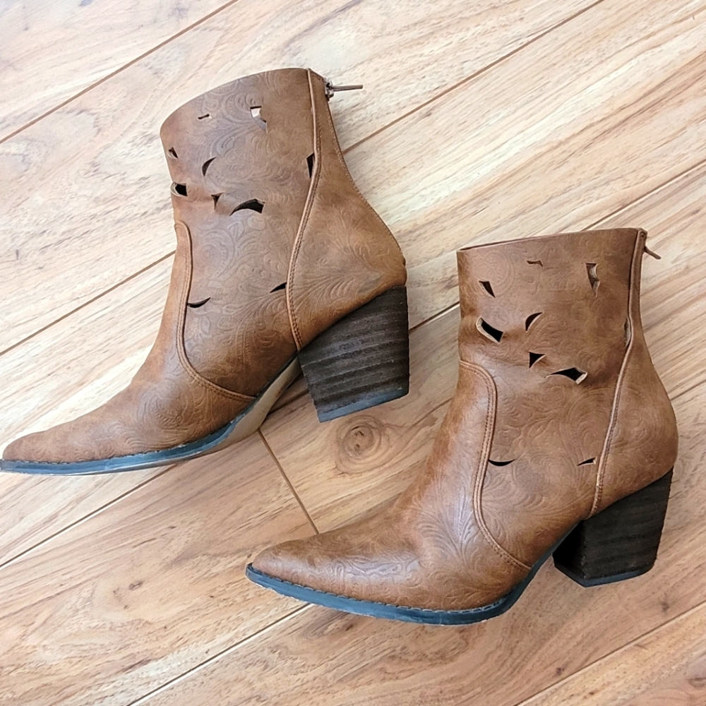 Brown Ankle Boots